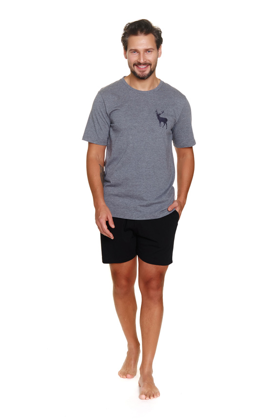 PMB.7235 Piżama Męska Doctor Nap - dark grey
