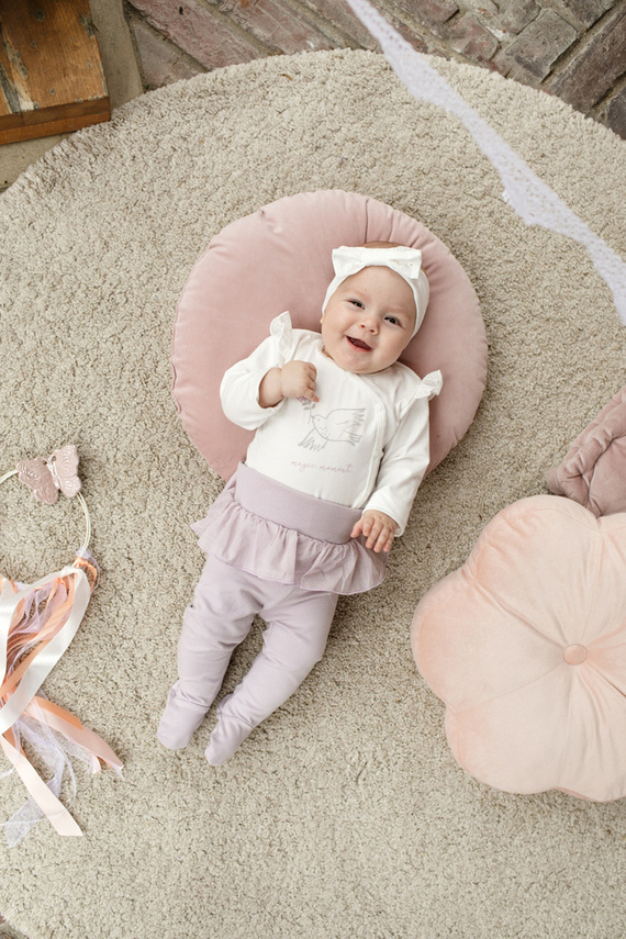 Opaska dziewczęca Charlotte Pinokio - ecru