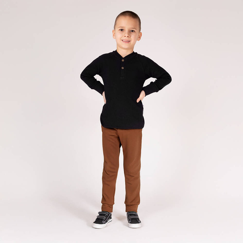 Spodnie dresowe 169545 Nicol - brązowy