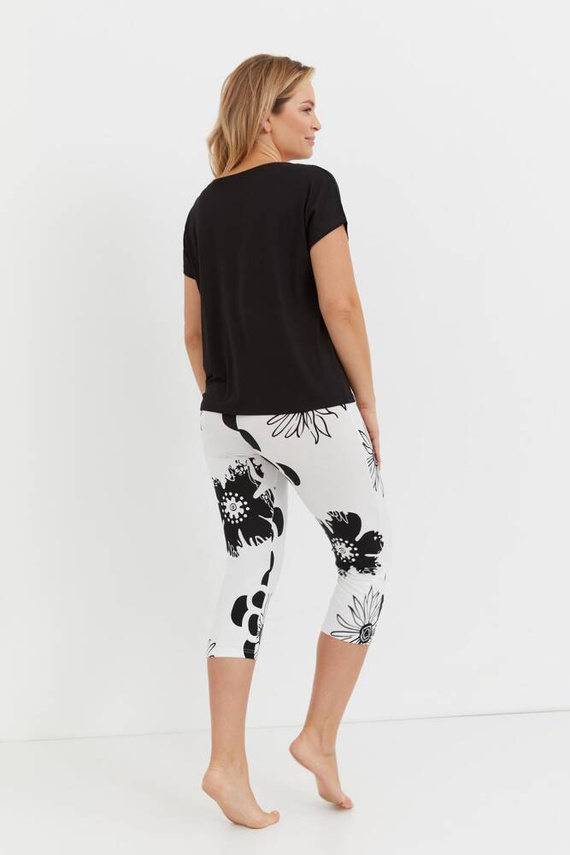 Piżama Damska 743 Elle Forex - czarny