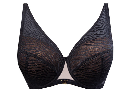 Biustonosz usztywniany Kamala Unikat czarny