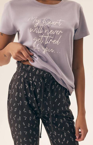 Piżama Damska 42658 Naturaleza Henderson - lawenda