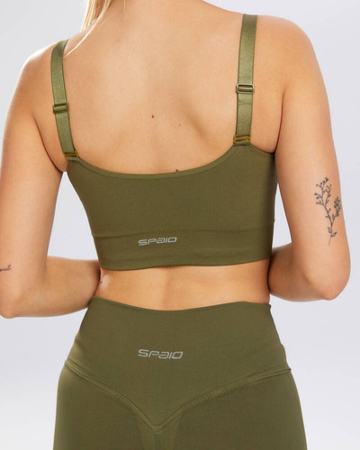 Biustonosz sportowy Flex Spaio khaki