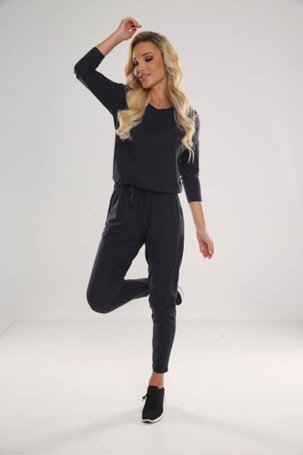 305 Paula Kombinezon Piżama Damska -granat