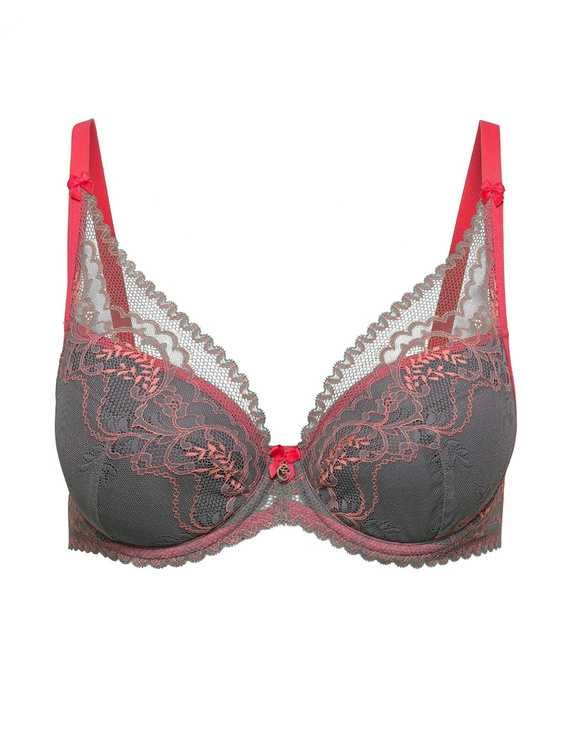 Biustonosz Push- up BS 1183 Irene  Gaia -szary