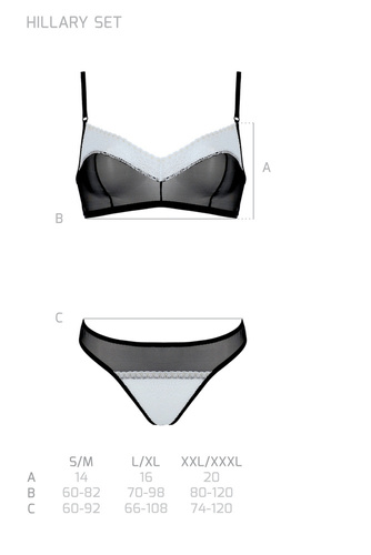 Komplet Hillary Set Avanua czarny 