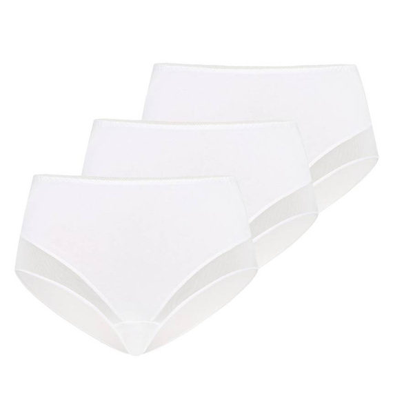 Figi z wysokim stanem 3-Pak 1123-3 Filly Teyli -  biały