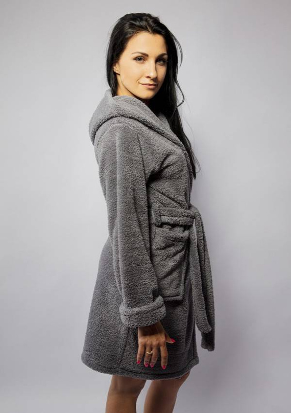 Diana Podomka Szlafrok Damski Dkaren - szary