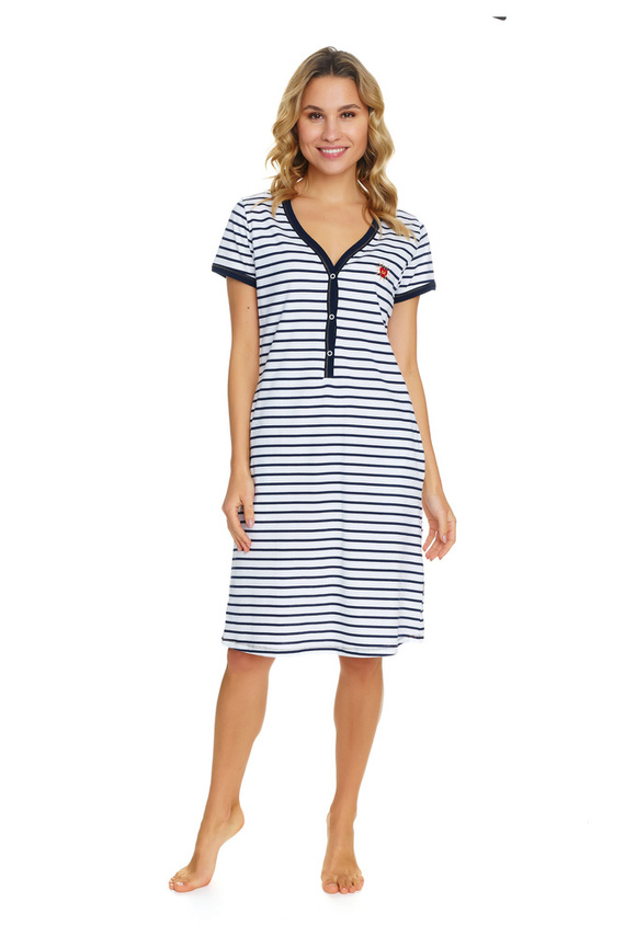 TM.5232 Koszula Nocna ciążowa i do karmienia Doctor Nap - marine