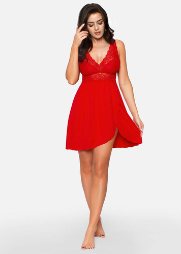 Koszula Nocna Afrodita Babella - czerwona