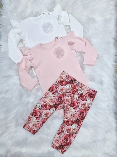 Body z długim rękawem Rozalia Bambarillo ecru