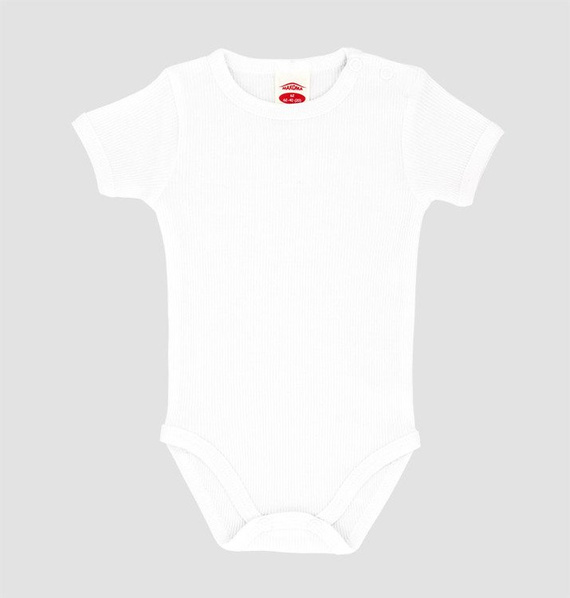 0311B Body z krótkim rękawem "BIAŁE" Makoma