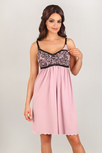 3007 MK Koszula Nocna dla kobiet w ciąży i karmiących Lupoline