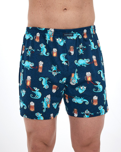 Cornette Leon  001/175 ,011/175 – bokserki męskie, 100% bawełna, zabawny styl