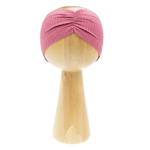 216064 Lala Nicol Opaska dla dziewczynki – bawełna prążkowana, szeroka z marszczeniem