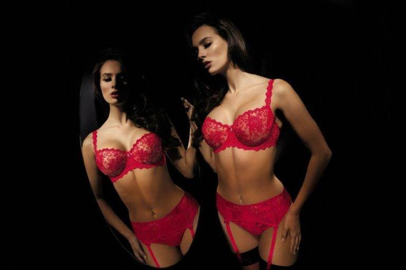 Biustonosz miękki soft LV-S20 Romance Le Vernis - czerwony