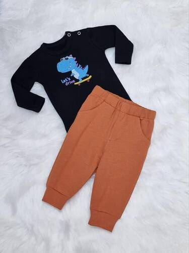 Spodnie dziecięce Piotruś Bambarillo łososiowy