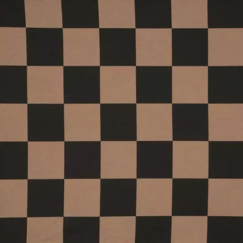 Pościel bawełniana Sara 21 kratka Eurofirany brązowy 