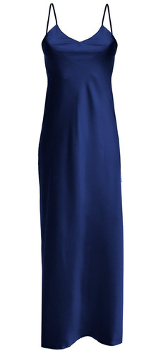 Iga Halka satynowa koszulka damska DKaren - granatowa 