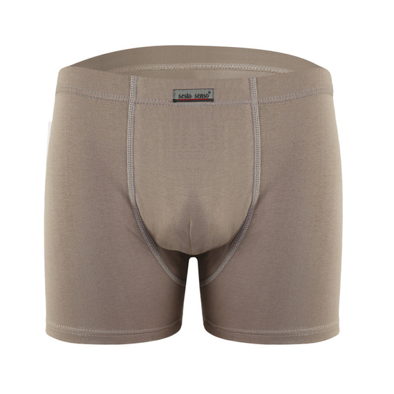 Bokserki męskie BM04 Lizard Sesto Senso - ciemnobeżowy