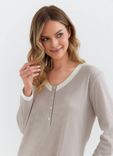 Koszula nocna 130 interlock Cana-brązowy