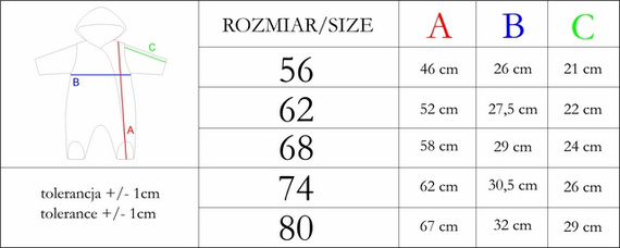 Pajacyk dresowy z luną 210270 Teddy Nicol