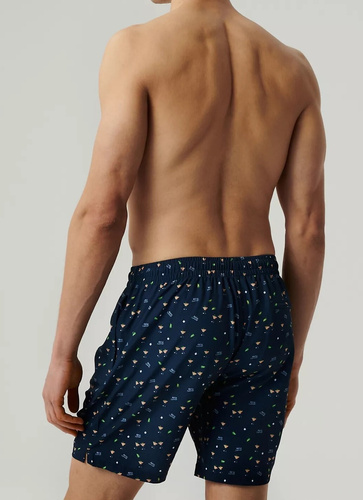 Szoty kąpielowe męskie KMB-221 Atlantic- granatowy