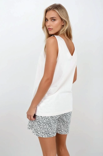 Piżama damska Make It Happen Momenti Per Me beige