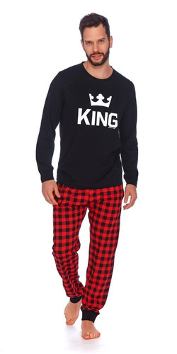 PMB.9761 Piżama Męska Doctor Nap - red