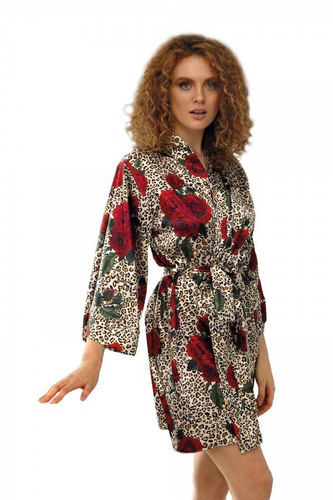 Podomka damska Flowers DKaren DK-P- ecru