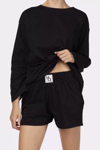 Piżama damska Joy longsleeve Mona black 