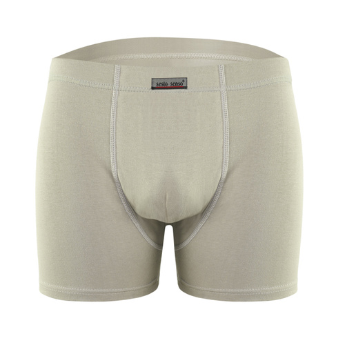 Bokserki męskie BM04 Lizard Sesto Senso - jasnobeżowy