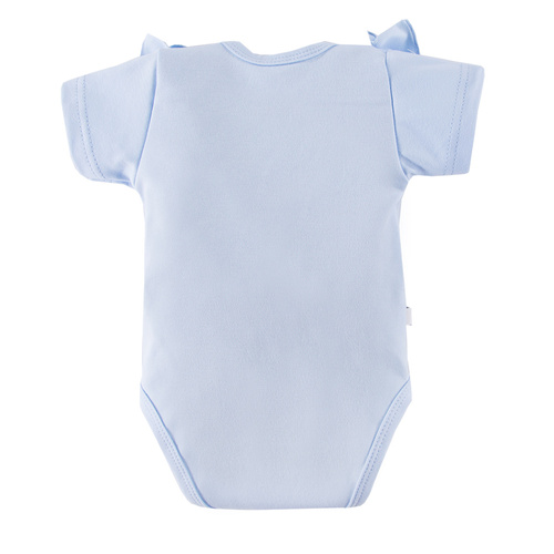 Body z krótkim rękawem Botanic Eevi - błękitny