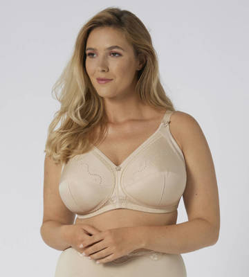Biustonosz miękki Doreen + Cotton 01 N Triumph- skin