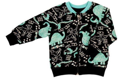 178271 Dino Bluza dresowa rozpinana Nicol - czarny/turkusowy