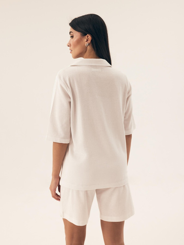 Piżama Damska 43348 Nilsa Henderson -kremowy