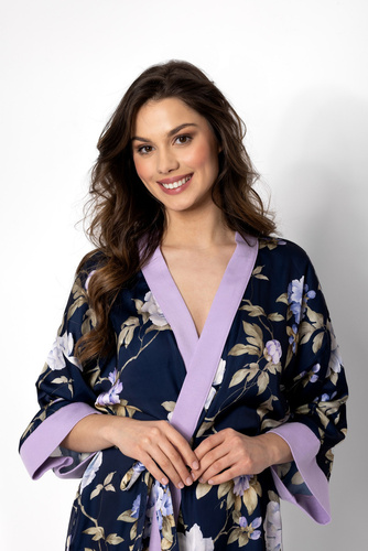 Peniuar damski Always Win Momenti Per Me navy 