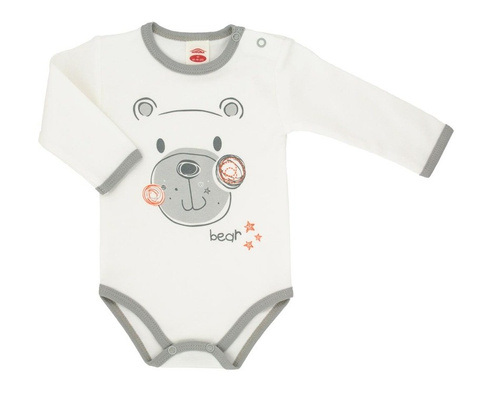 Body  z długim rękawem "STARS & TEDDY" Makoma gwiazdki