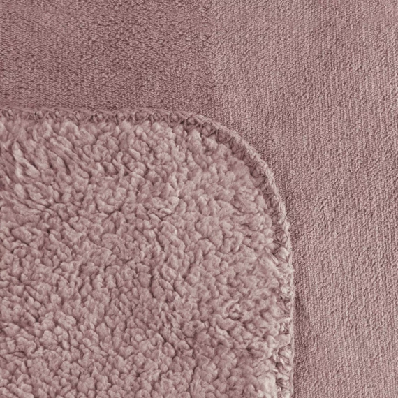 Koc dwustronny narzuta Tedy Eurofirany różowy