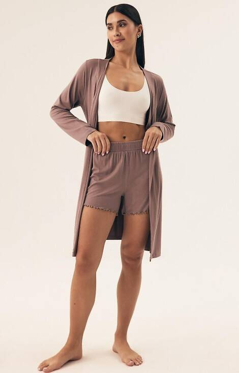 Szlafrok damski 42681 Noves Henderson - golden brown