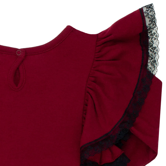 163178 Magia Świąt Sukienka Nicol - bordo