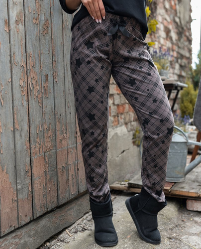 Sensis Piżama damska Reach For The Stars - czarny-brązowy