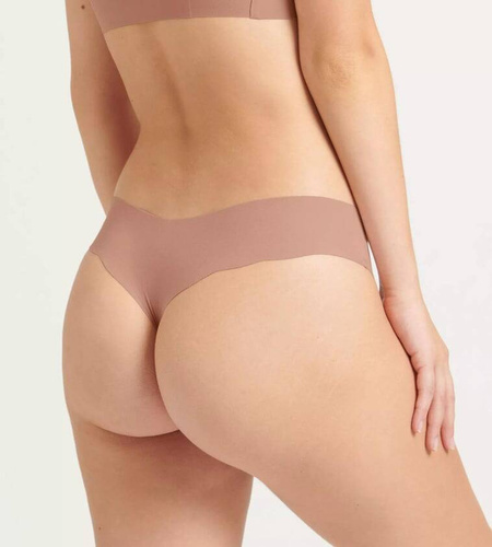 Stringi Damskie Zero Modal 2.0 String Sloggi - Cameo brown