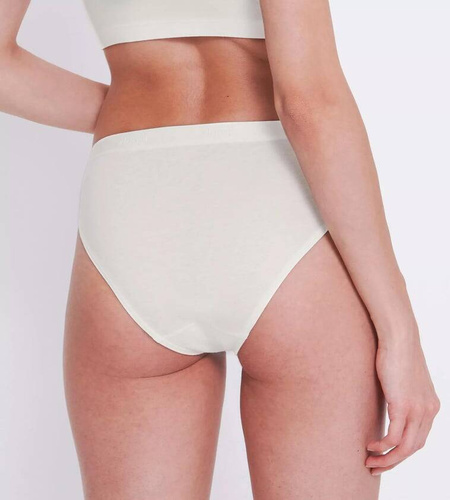 Figi Damskie 2-pak Casual High leg Sloggi Go - silk white