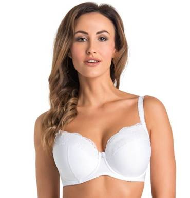 Biustonosz usztywniany Marte Teyli - biały