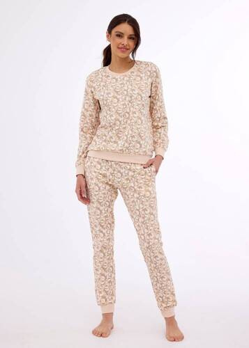 Piżama damska 163/398 Penny Cornette beżowy