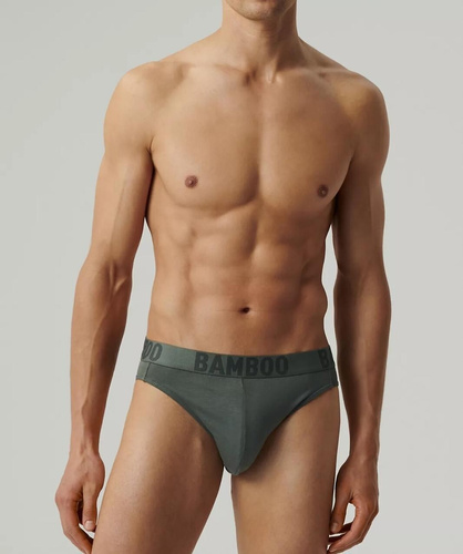 Slipy męskie 3MP-199 A'3 Atlantic-khaki-czarny-beżowy