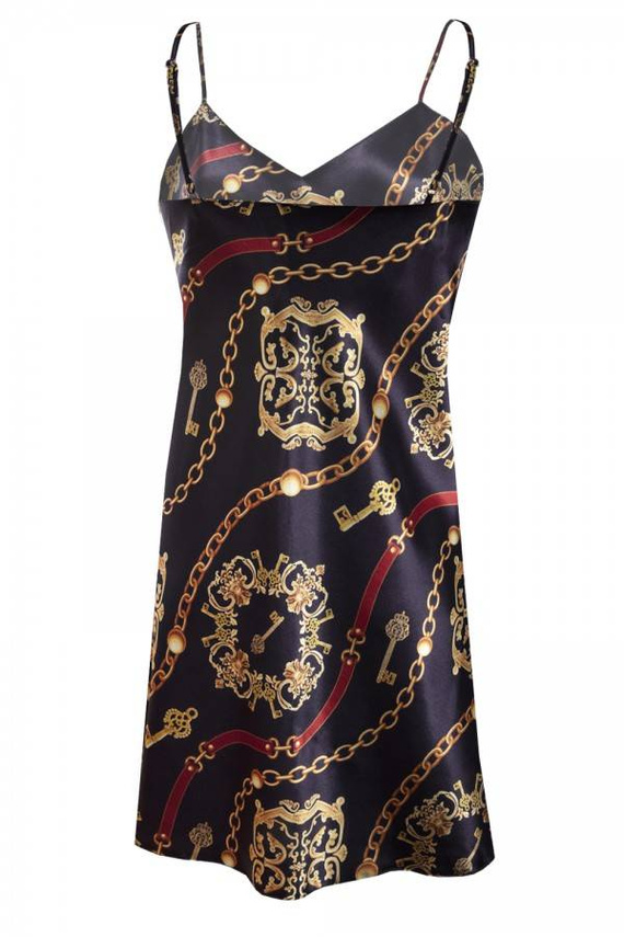 Halka satynowa DK-HK DKaren czarny 14