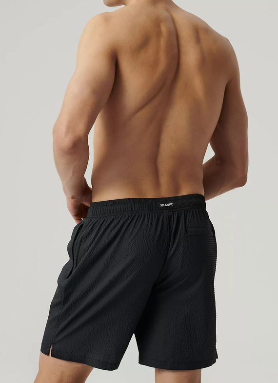 Szoty kąpielowe męskie KMB-226 Atlantic- czarny