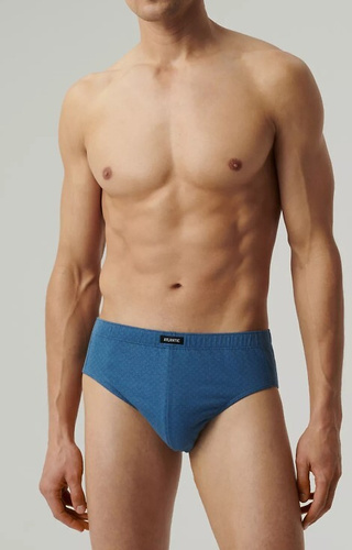 Slipy męskie 3MP-192 A'3 Atlantic- granatowy-niebieski-denim